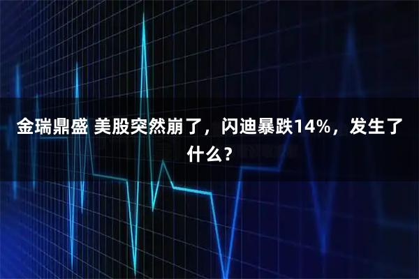 金瑞鼎盛 美股突然崩了，闪迪暴跌14%，发生了什么？